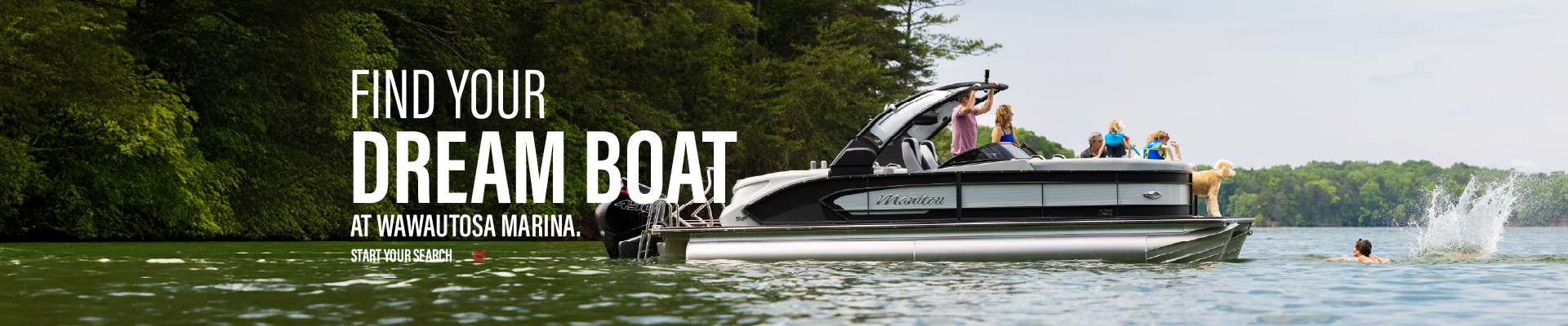 Manitou Pontoon Boats For Sale at Wawautosa Marina